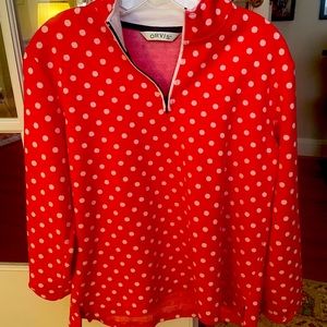 Womans Orvis fleece pullover Large